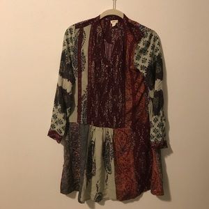 Boho, patch dress